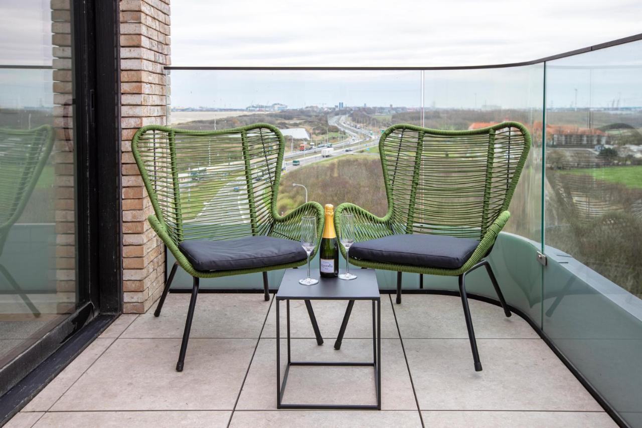 Modern En Gezellig Appartement Vlak Aan Het Strand Blankenberge Dış mekan fotoğraf